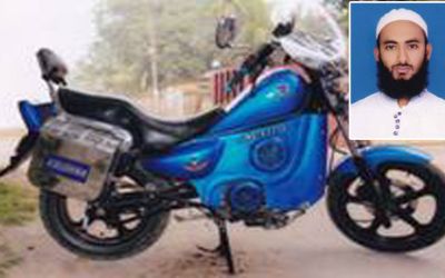 জ্বালানি ছাড়াই চলবে শরীফের ই-বাইক