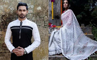 রঙ বাংলাদেশে একুশের পোশাক