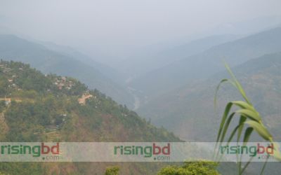 উঁচু থেকে তিস্তা নদী উঁচু থেকে তিস্তা নদী
