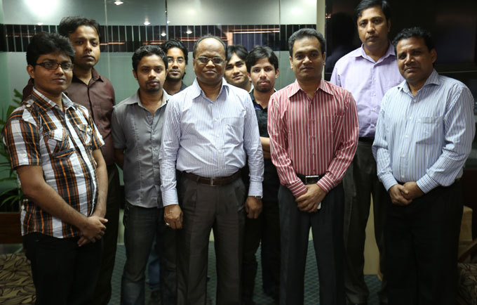 Daily Jugantor executive editor visits risingbd office