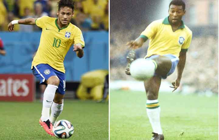 নেইমার খেলবেন পেলের সেই পজিশনে
