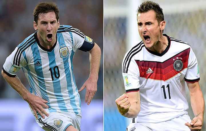 আবার মুখোমুখি জার্মানি-আর্জেন্টিনা
