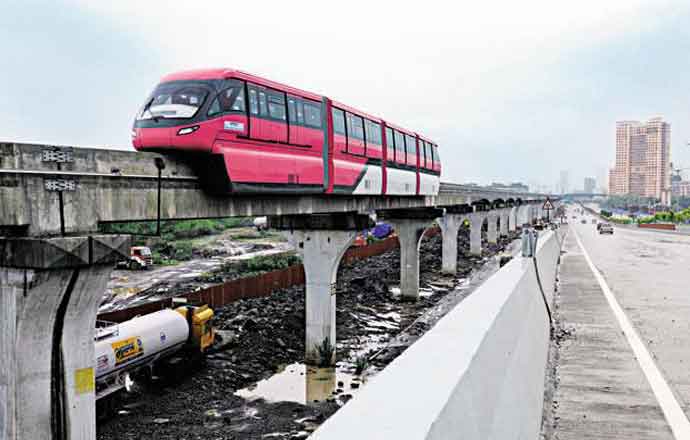 ভারতে প্রথম মনোরেল