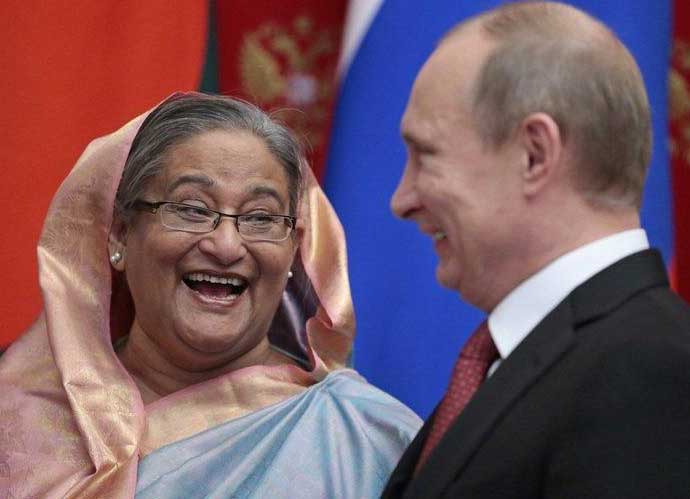 Putin congratulates Hasina