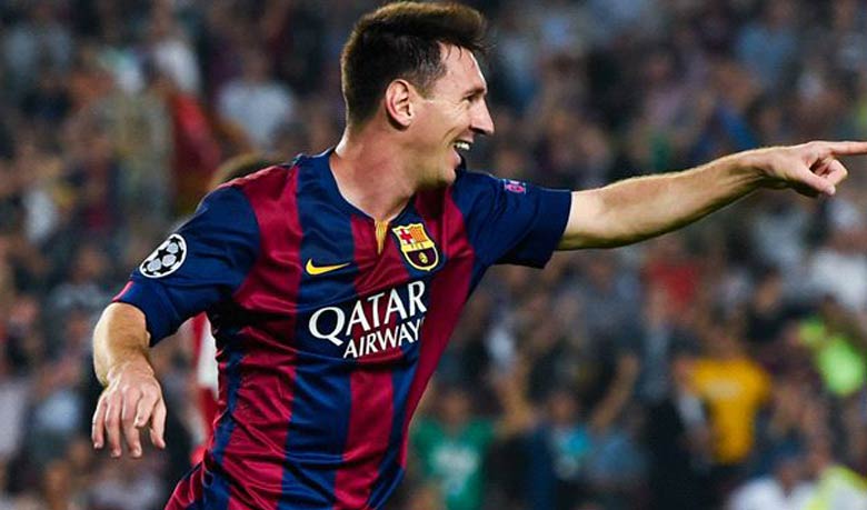 Champions League record for Messi