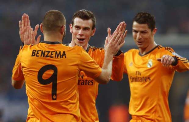Benzema-Bale-Ronaldo seeks to break 100-goal-mark