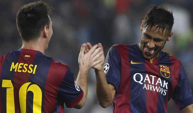 Neymar-Messi partnership leads Barca to 3-1 win over Ajax