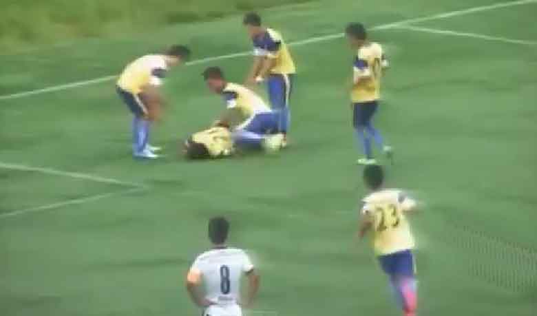 Indian footballer dies after celebrating goal