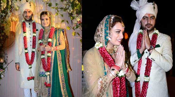 Dia Mirza Sahil Sangha Tie The Knot