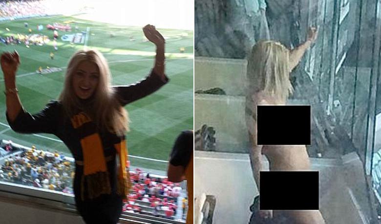 McCartney arrested for stripping off at AFL