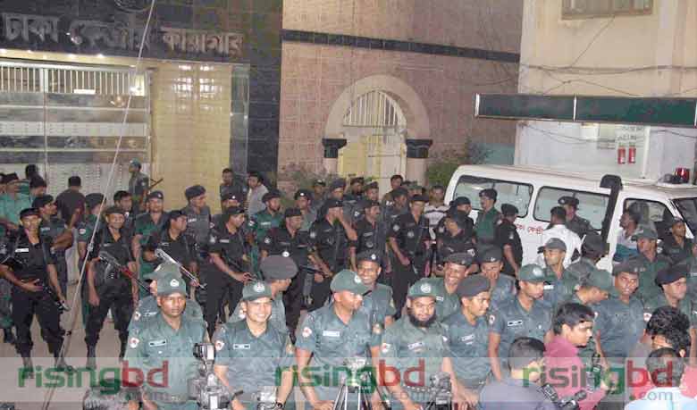 Sudden security measures at central jail