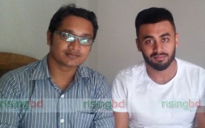 Rizwan Ahmed returns home for football