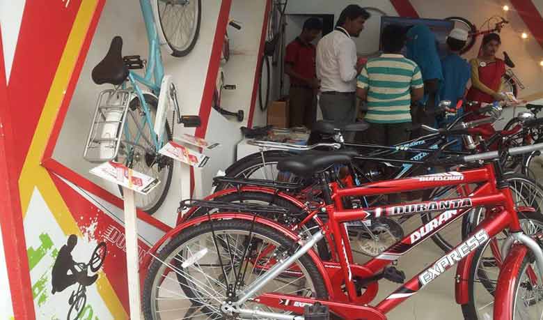 মেলায় প্রাণ-আরএফএলের ‘দুরন্ত’ সাইকেল