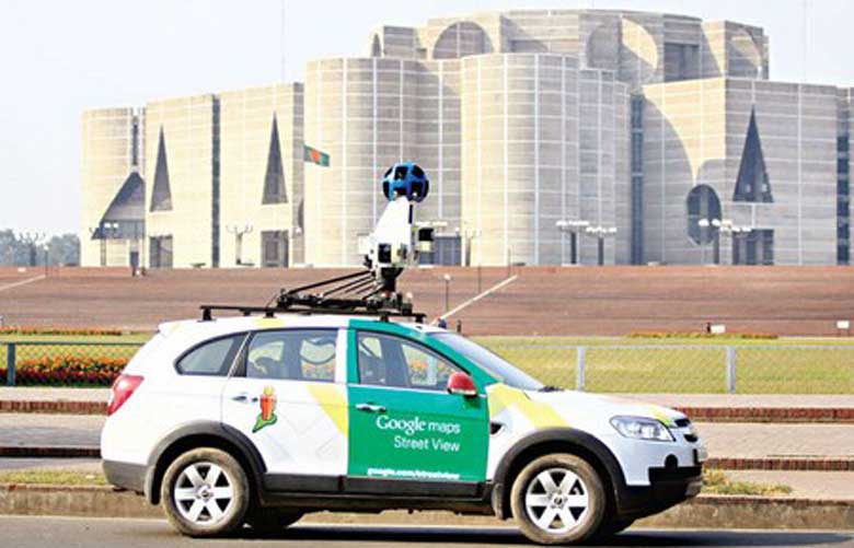 গুগল স্ট্রিট ভিউতে ঢাকা ও চট্টগ্রাম