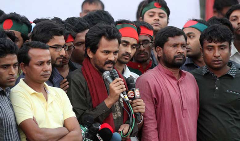 Gonojagoron Moncho declares indefinite programme