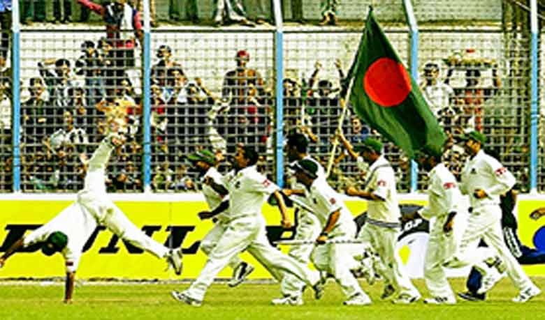 বাংলাদেশের প্রথম টেস্ট জয়ের দিন আজ