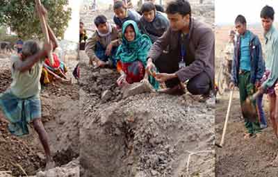 মাটি খুঁড়লেই গুপ্তধন!