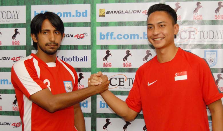 Bangladesh vs Singapore friendly football today