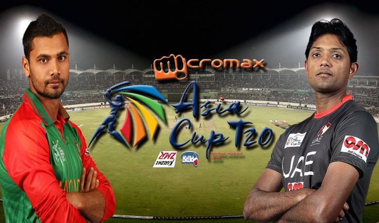 Asia Cup: Bangladesh take on UAE in evening