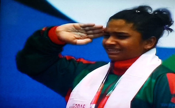Mabia wins gold for Bangladesh
