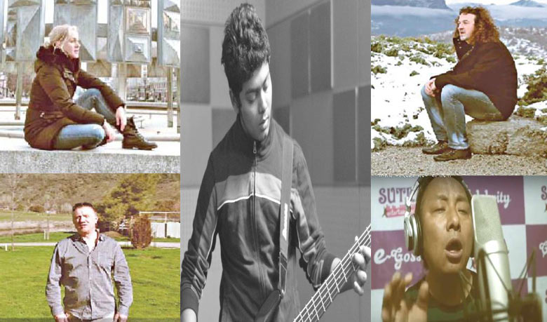 Ekushey song in 12 languages (Video)