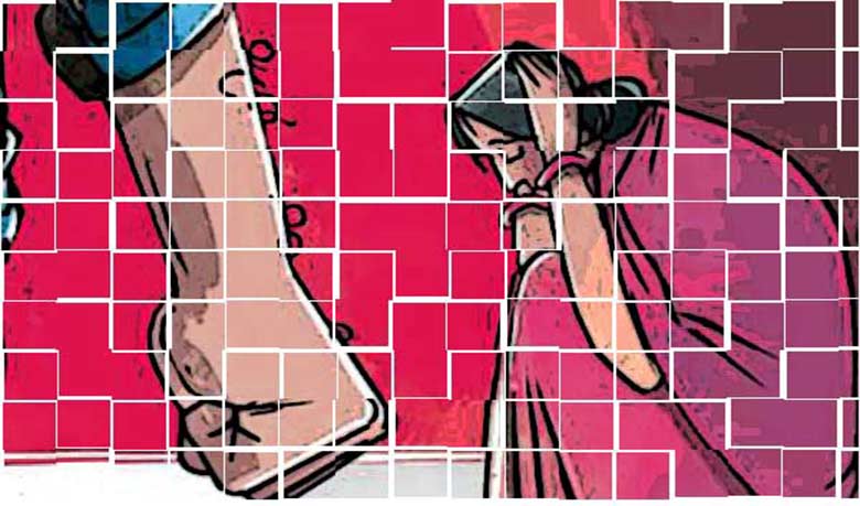 বউকে মারার অদ্ভুত কৌশল