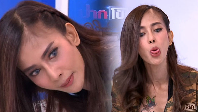 Thai model possessed by ghost on live talk show