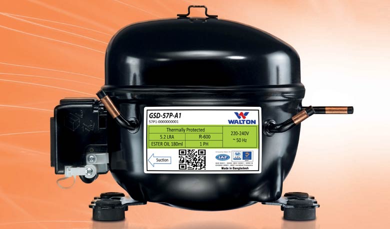Walton offers 10 years guaranty for inverter fridge compressor