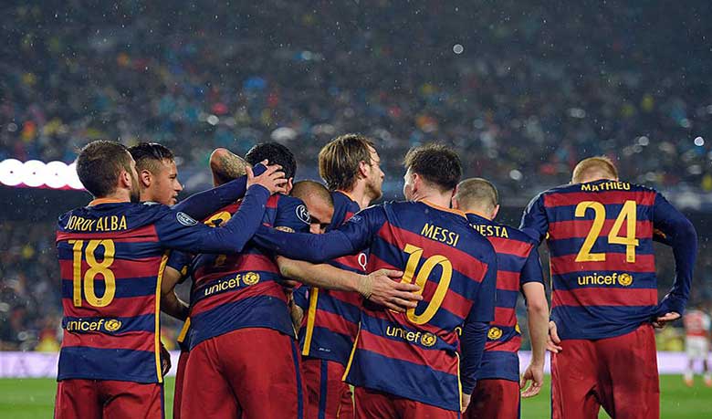 দুর্দান্ত ‘এমএসএন’-এ শেষ আটে বার্সা