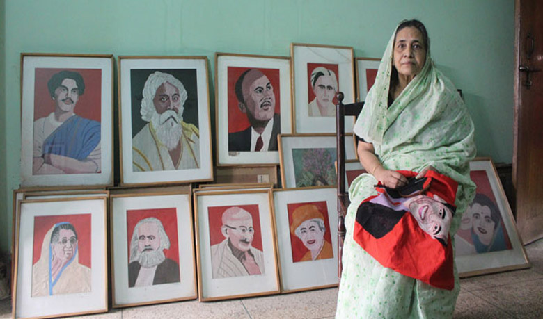 সুই-সুতোয় ১৬০০ প্রতিকৃতি