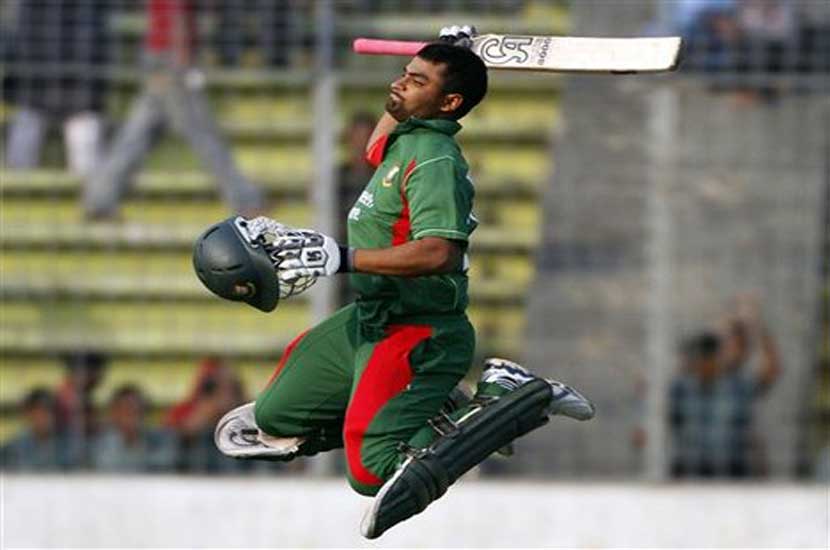 Tamim Iqbal hits first T20 century