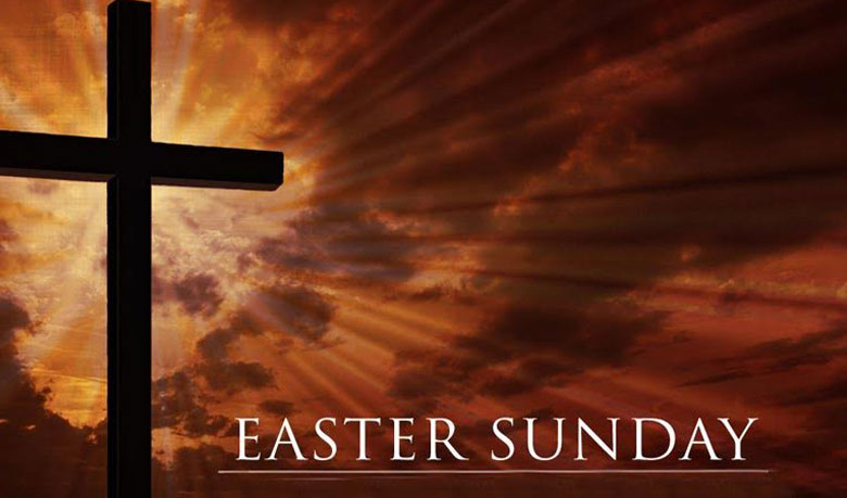 Christians celebrating Easter Sunday