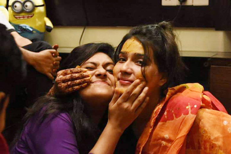 মাহির হলুদসন্ধ্যা