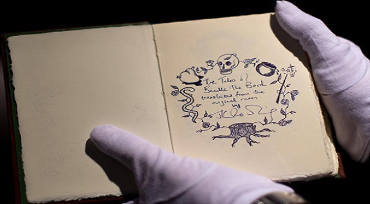 নিলামে রাউলিংয়ের হাতে লেখা বই