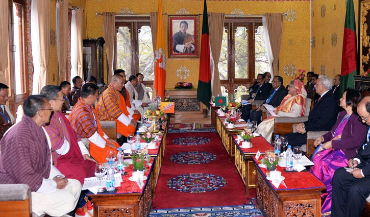 Hasina urges Bhutanese PM to expedite BBIN process