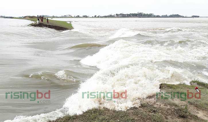 Pakna, Shonir haors flooded as dam breaks