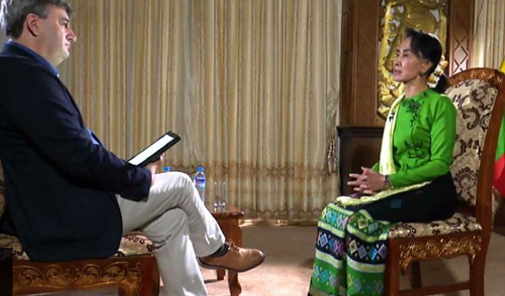 No ethnic cleansing of Myanmar Muslim minority:  Suu Kyi