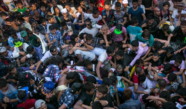 14 killed during Myanmar water festival