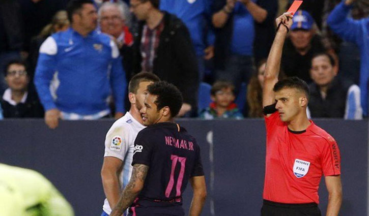 Neymar suspended for 3 matches