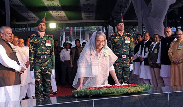 PM pays homage to Bangabandhu on Mujibnagar Day