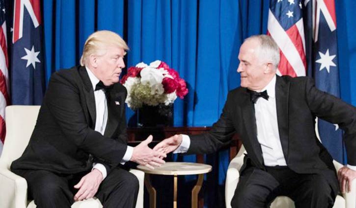 I love Australia, Trump says