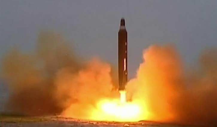 North Korea fires ballistic missile into Japan Sea