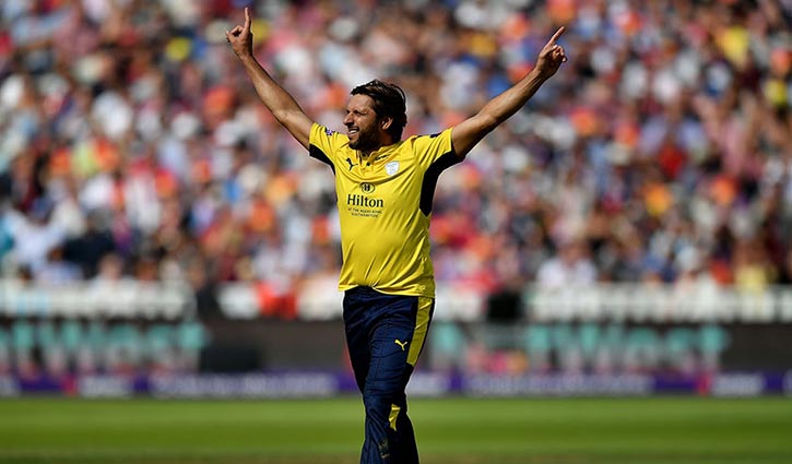 T20 Blast finals day: Afridi fails miserably with the bat