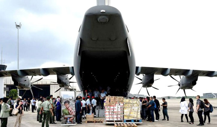 Malaysia relief plane reaches Chittagong for Rohingyas