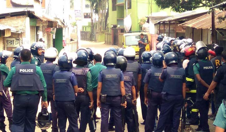 Suspected militant den cordoned off at Panthapath