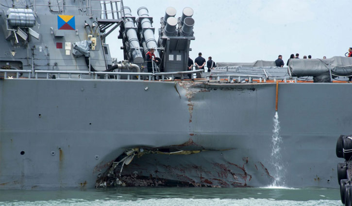 Remains found in hunt for missing US sailors