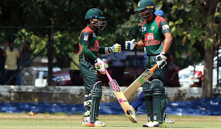 Bangladesh win in warm up match