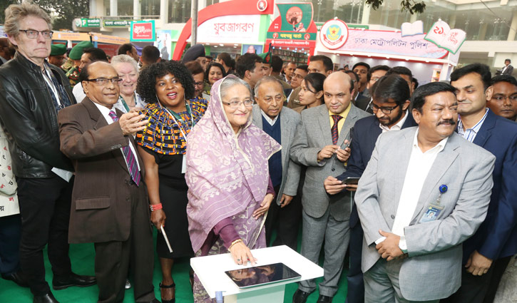 PM opens Ekushey book fair