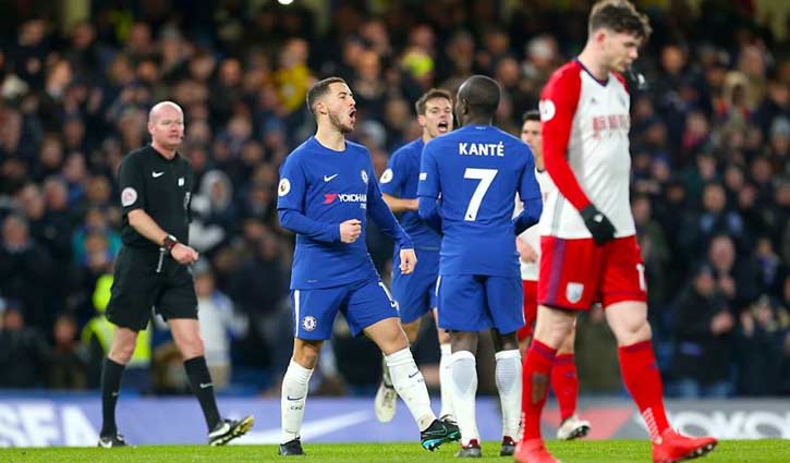 Eden Hazard eases pressure on Chelsea boss Antonio Conte