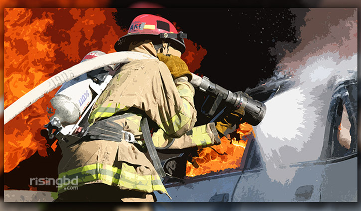 Fire guts house, shop in Gazipur